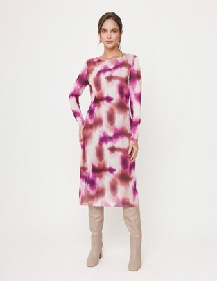 Vestido midi casual Dalí para mujer