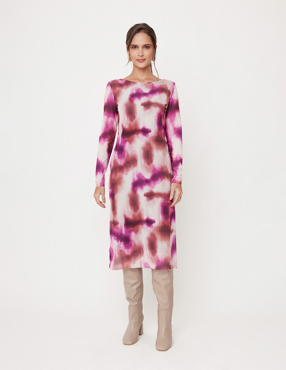 Vestido midi casual dalí para mujer 7
