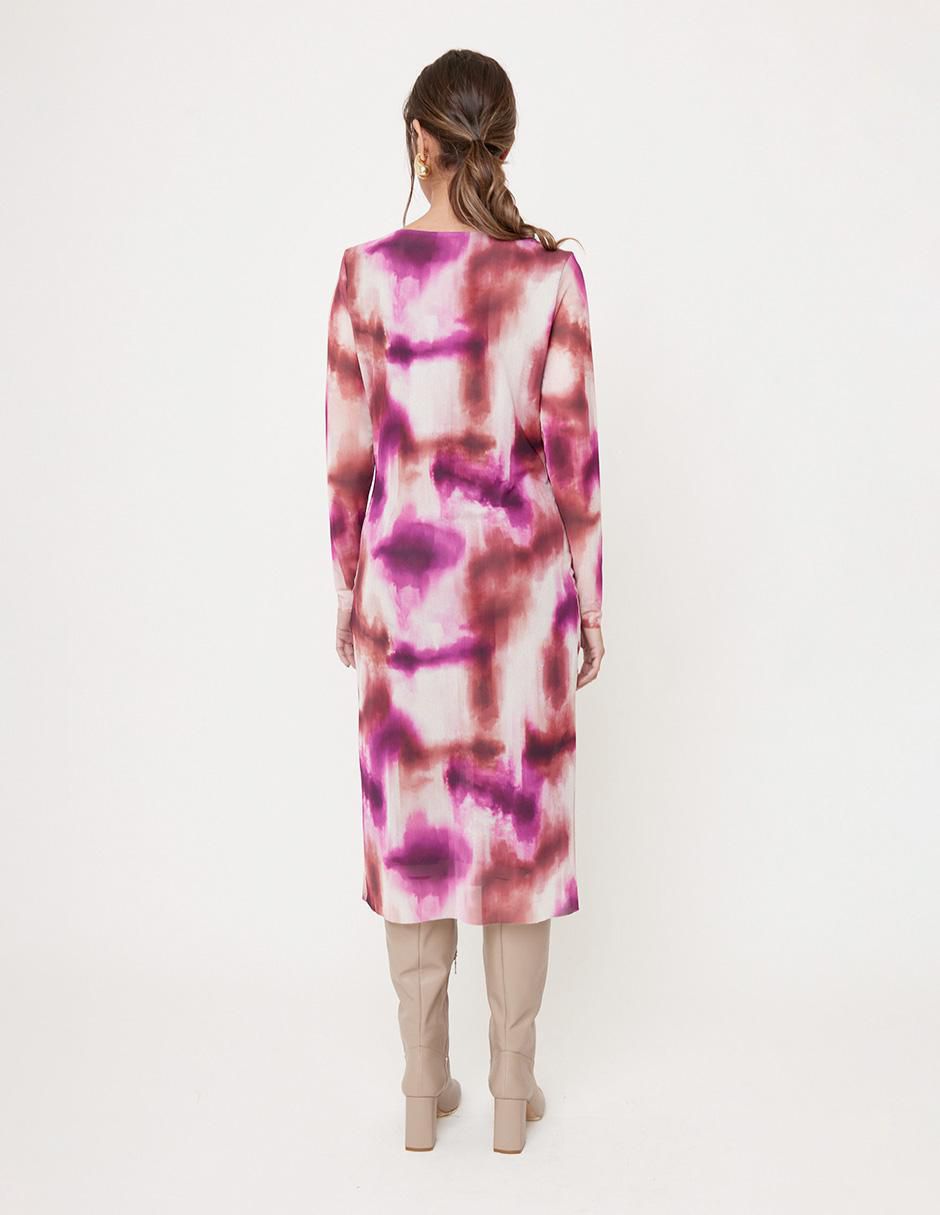 Vestido midi casual dalí para mujer 8