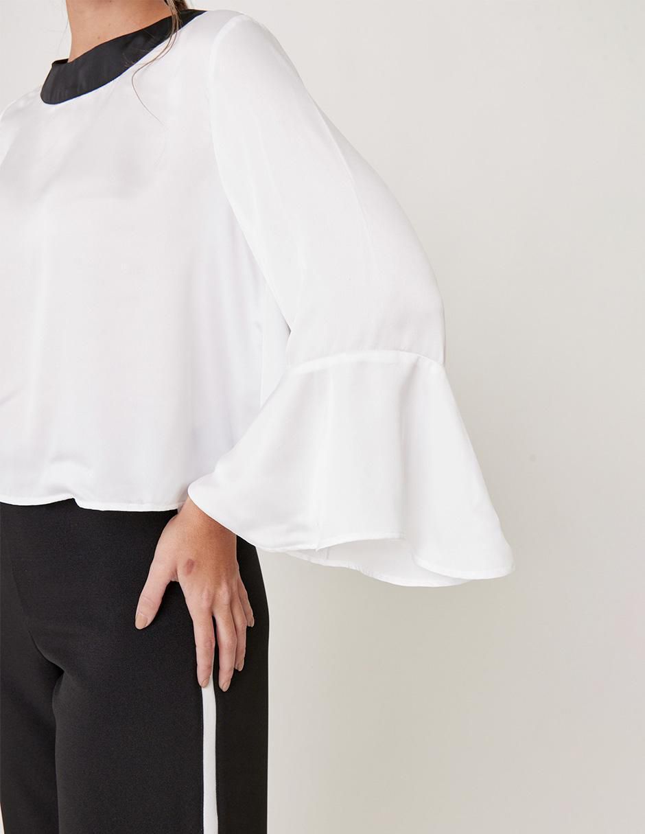 Blusa Linea Pura manga 3/4 para mujer