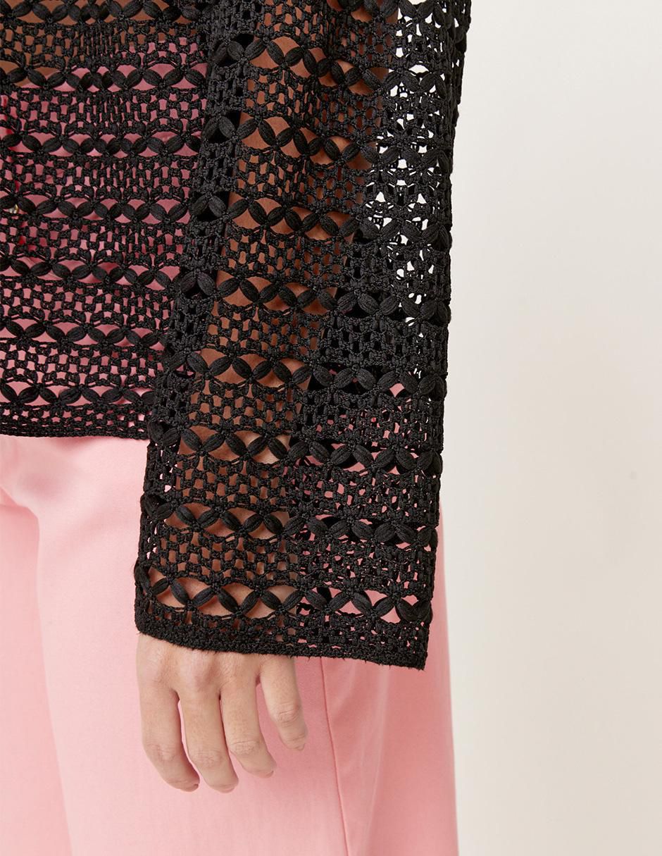 Blusa Linea Pura manga larga para mujer