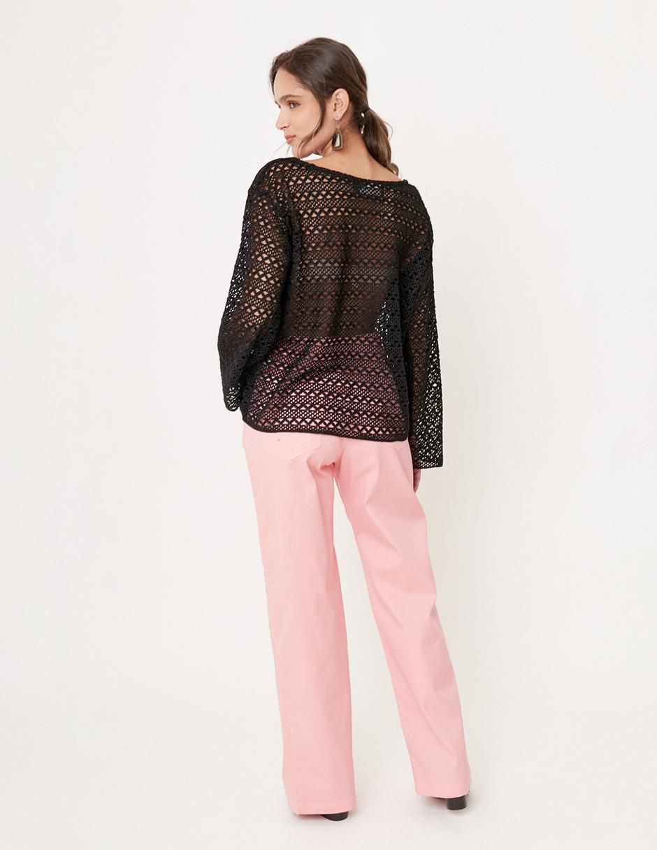 Blusa Linea Pura manga larga para mujer