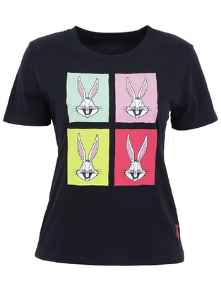 Playera manga corta cuello redondo para mujer Playera manga corta cuello redondo para mujer