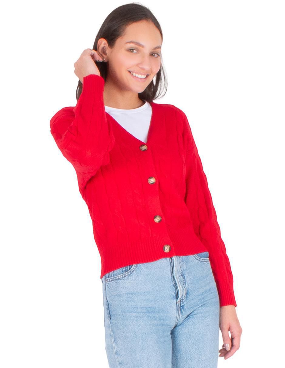 Suéter cuello V para mujer 5