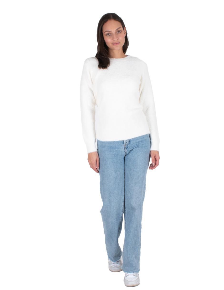 Suéter cuello redondo para mujer 5