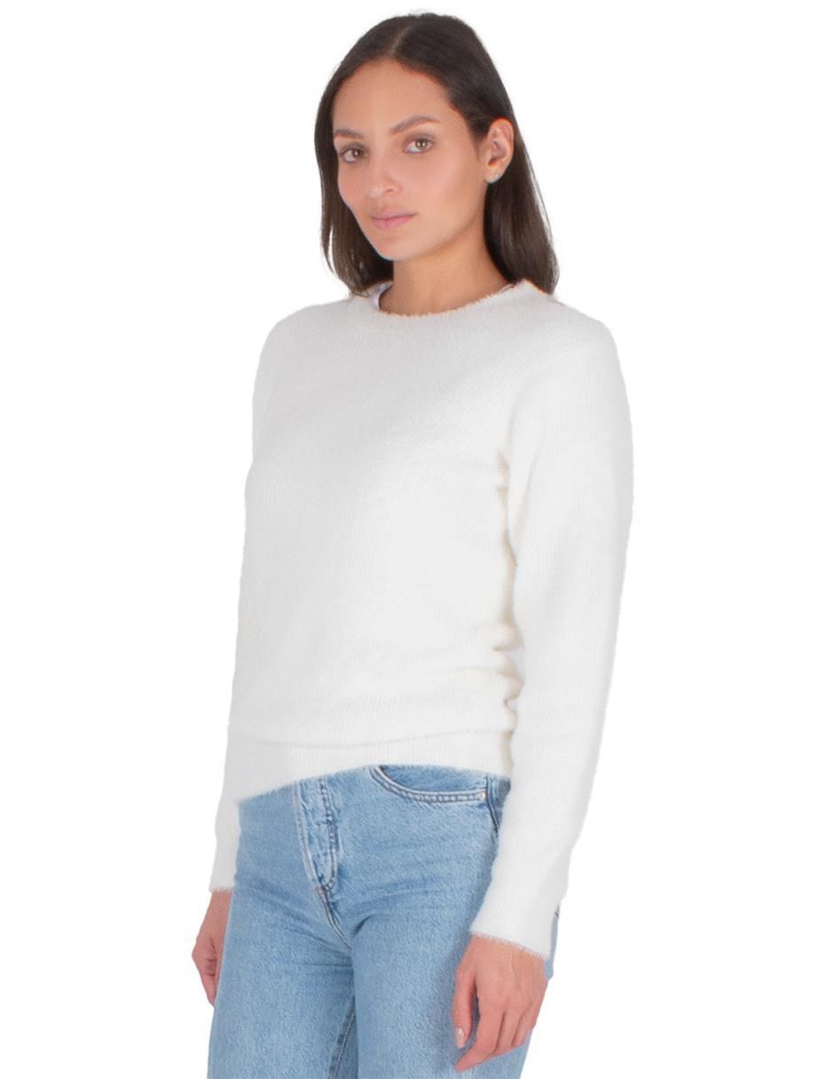 Suéter cuello redondo para mujer 4