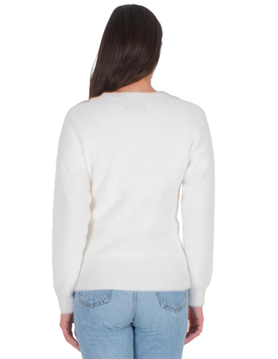 Suéter cuello redondo para mujer 3
