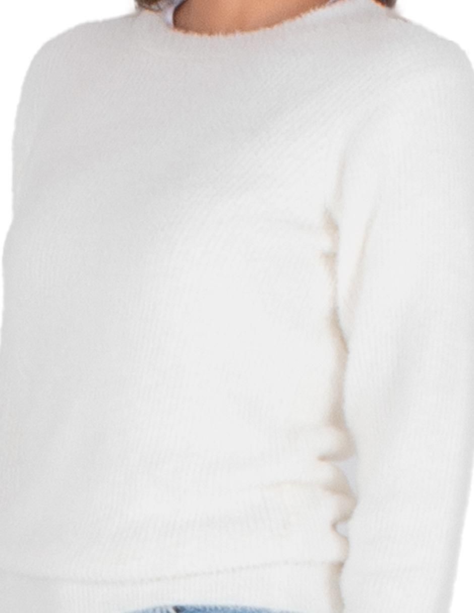 Suéter cuello redondo para mujer 2
