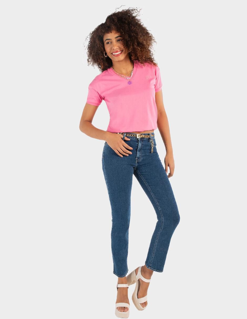 Jeans straight atraction para mujer