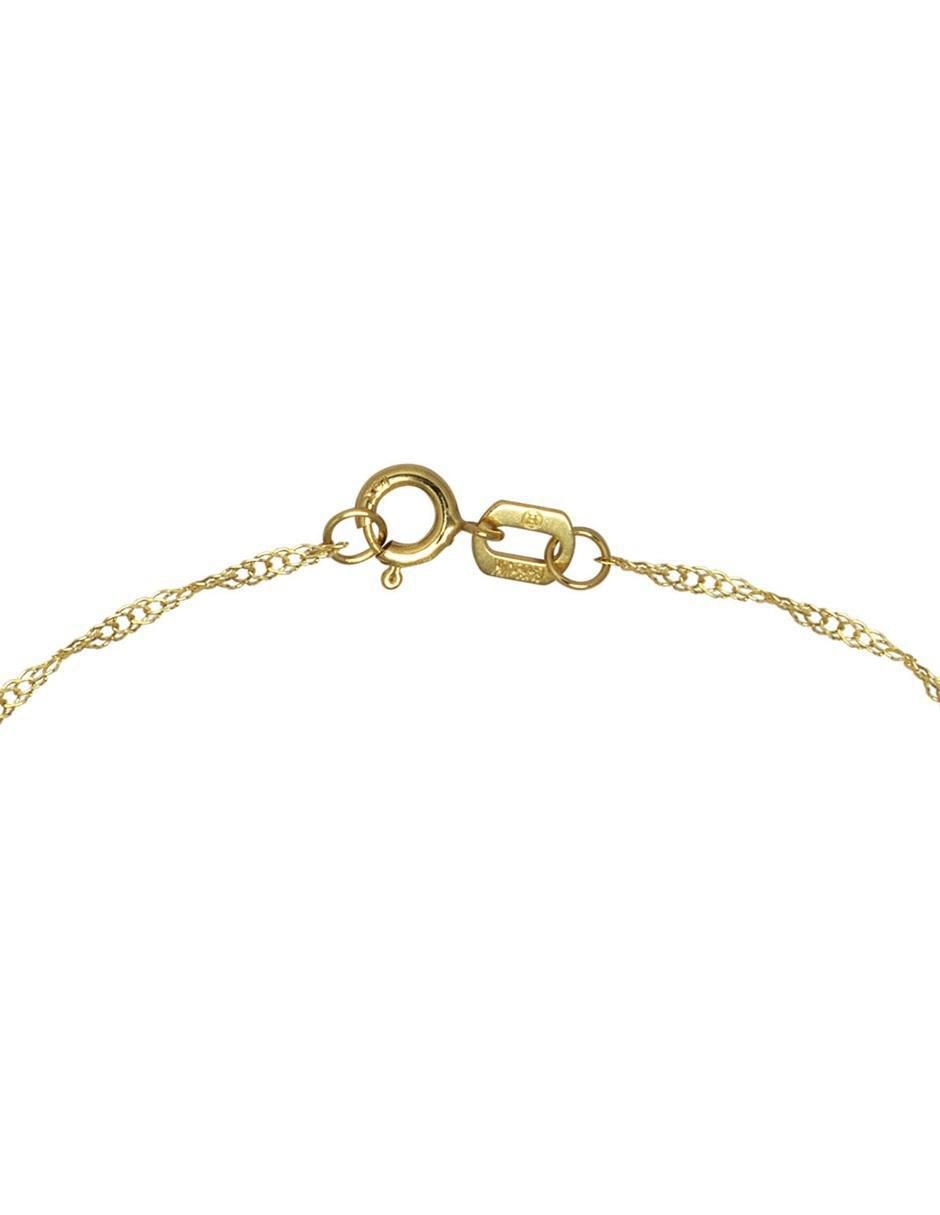 Pulsera de oro 10 K acabado pulido 3