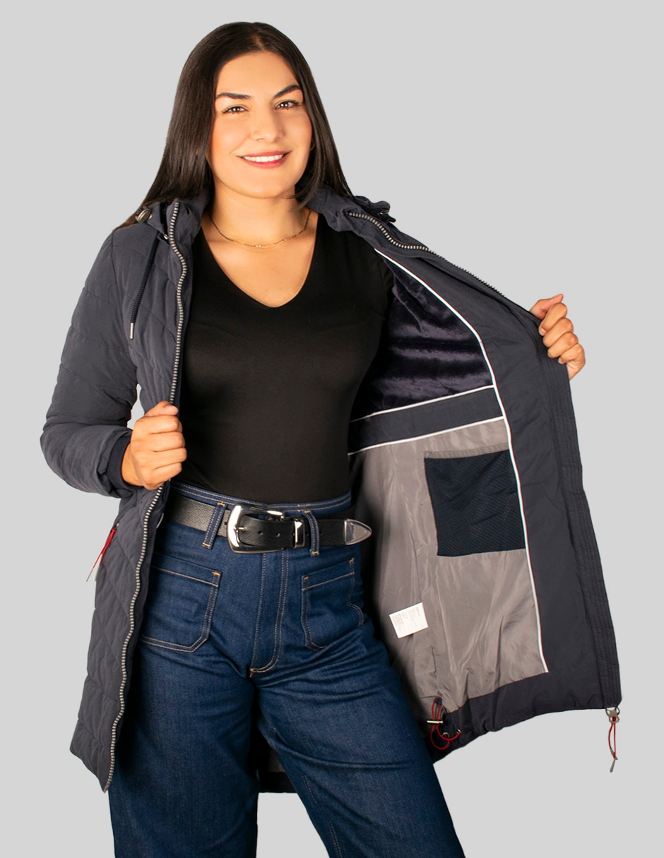 Chamarra acolchada greenlander para mujer