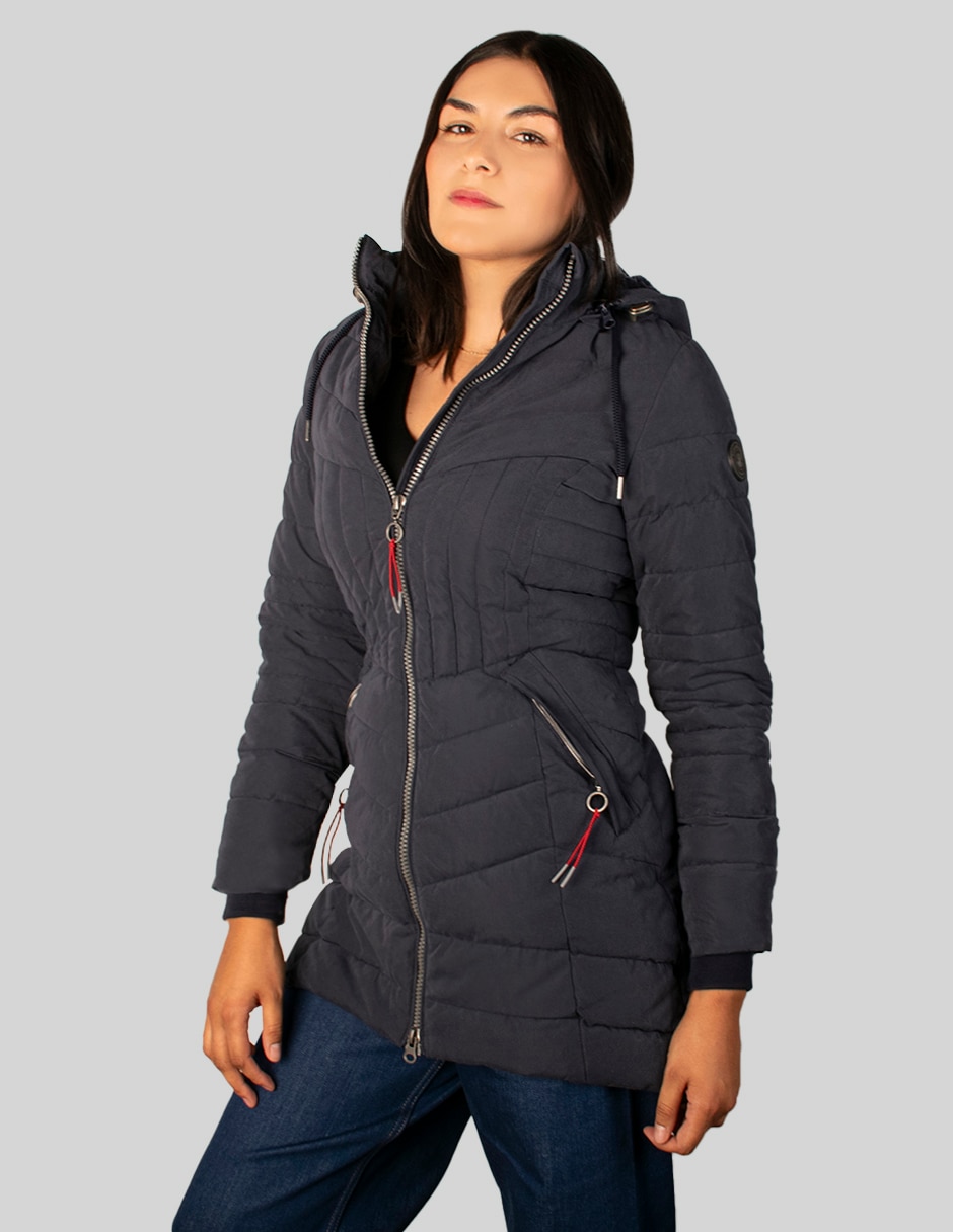 Chamarra acolchada greenlander para mujer