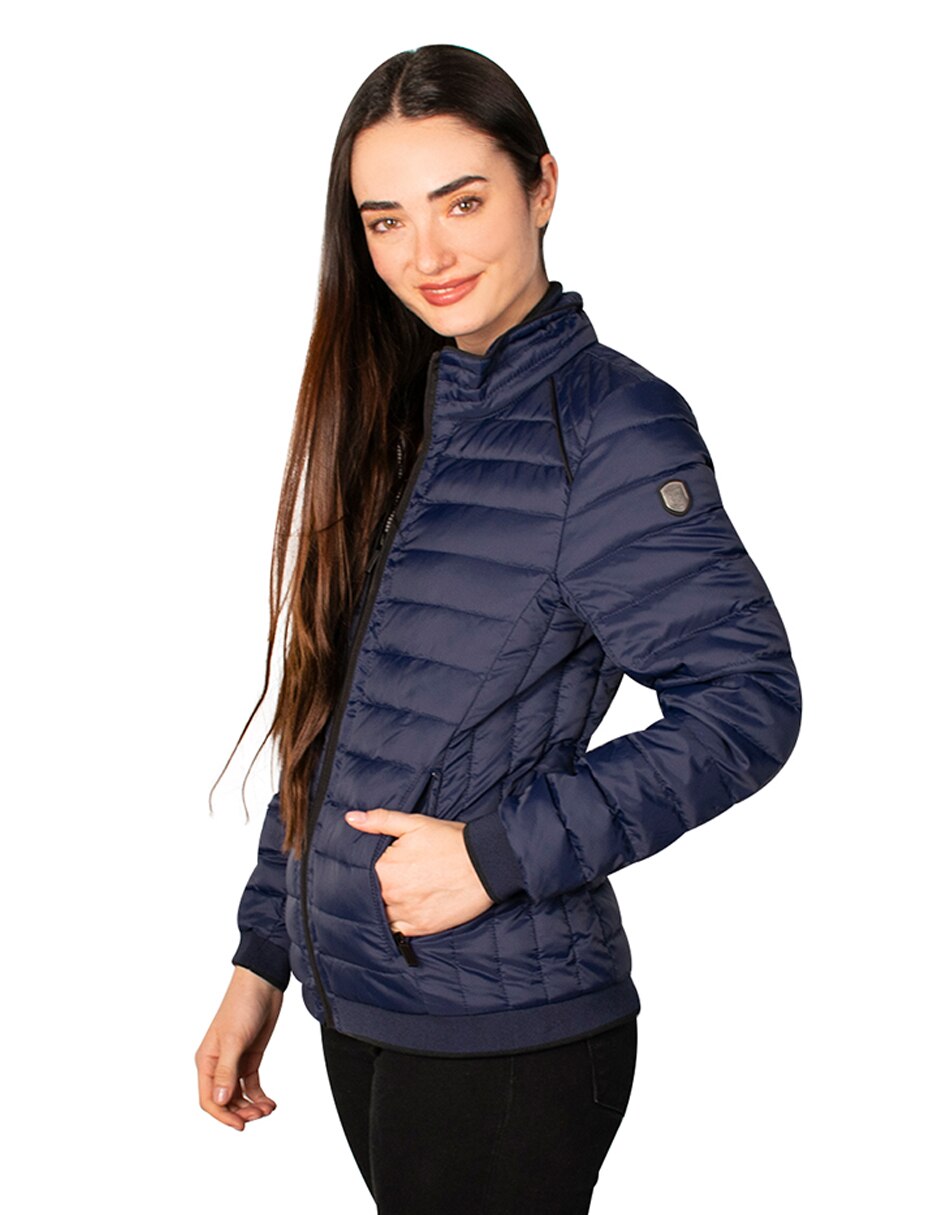 Chamarra acolchada greenlander para mujer
