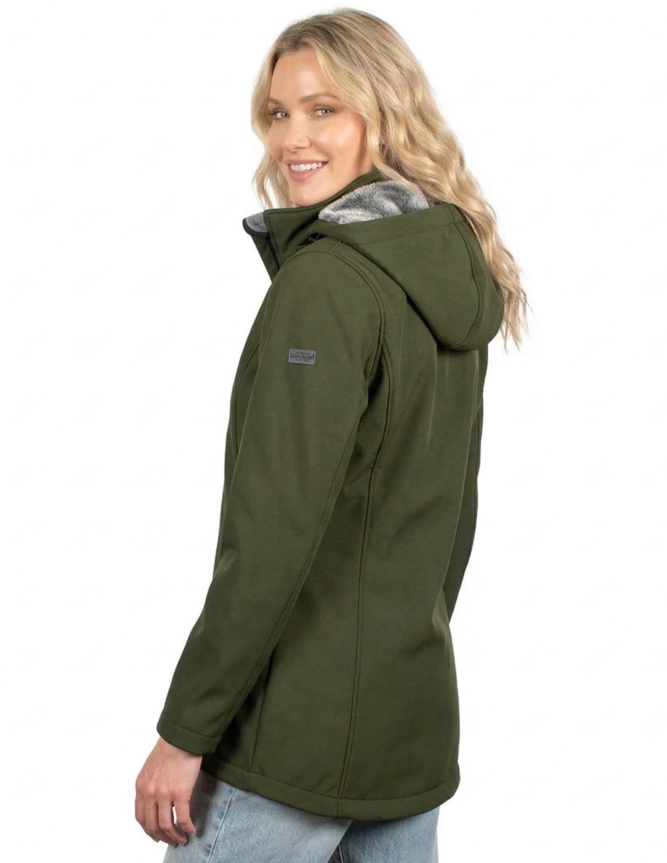 Chamarra parka impermeable para mujer 3