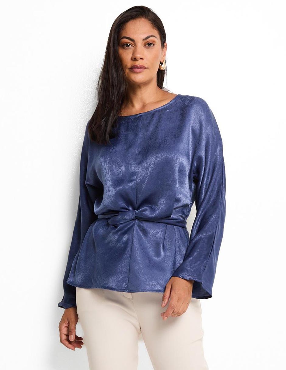 Blusa manga larga para mujer