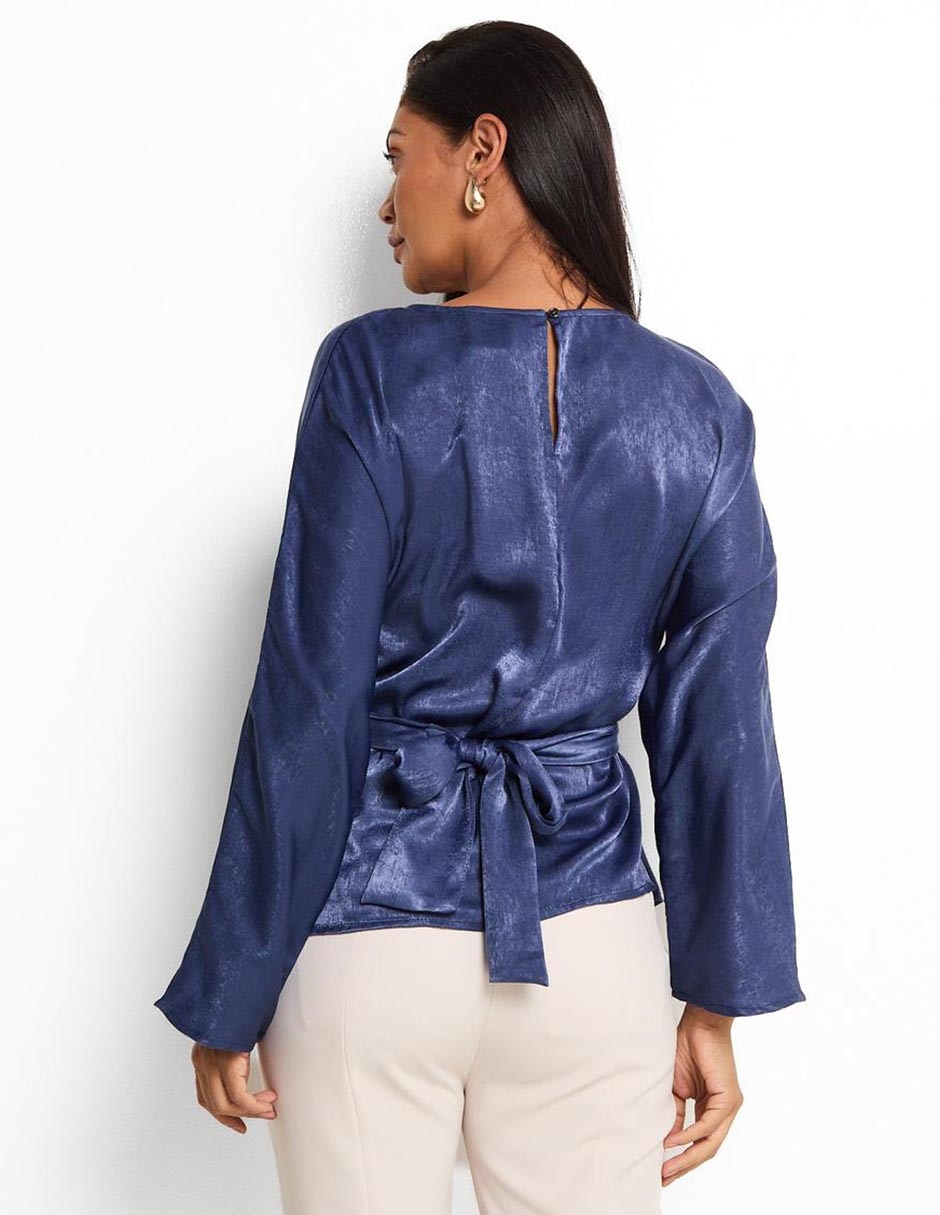 Blusa manga larga para mujer