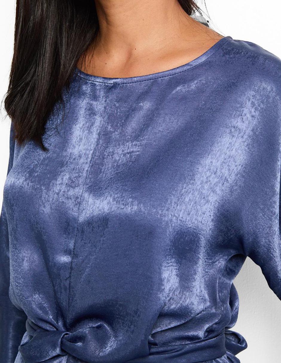 Blusa manga larga para mujer