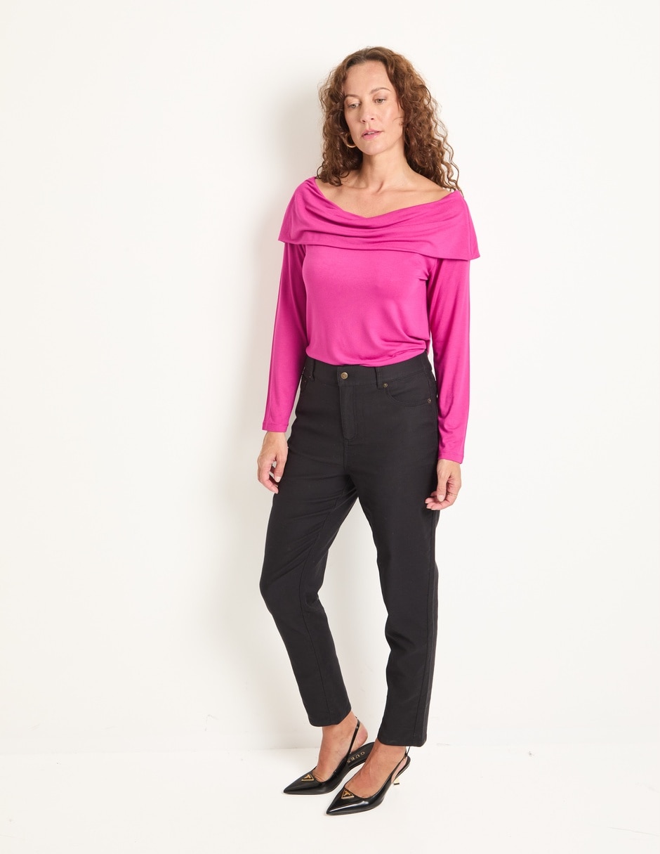 Blusa manga larga para mujer 3