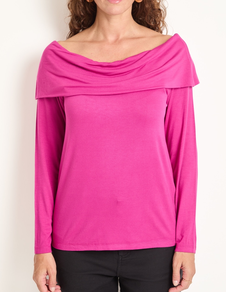 Blusa manga larga para mujer 5