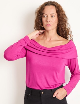 Blusa manga larga para mujer