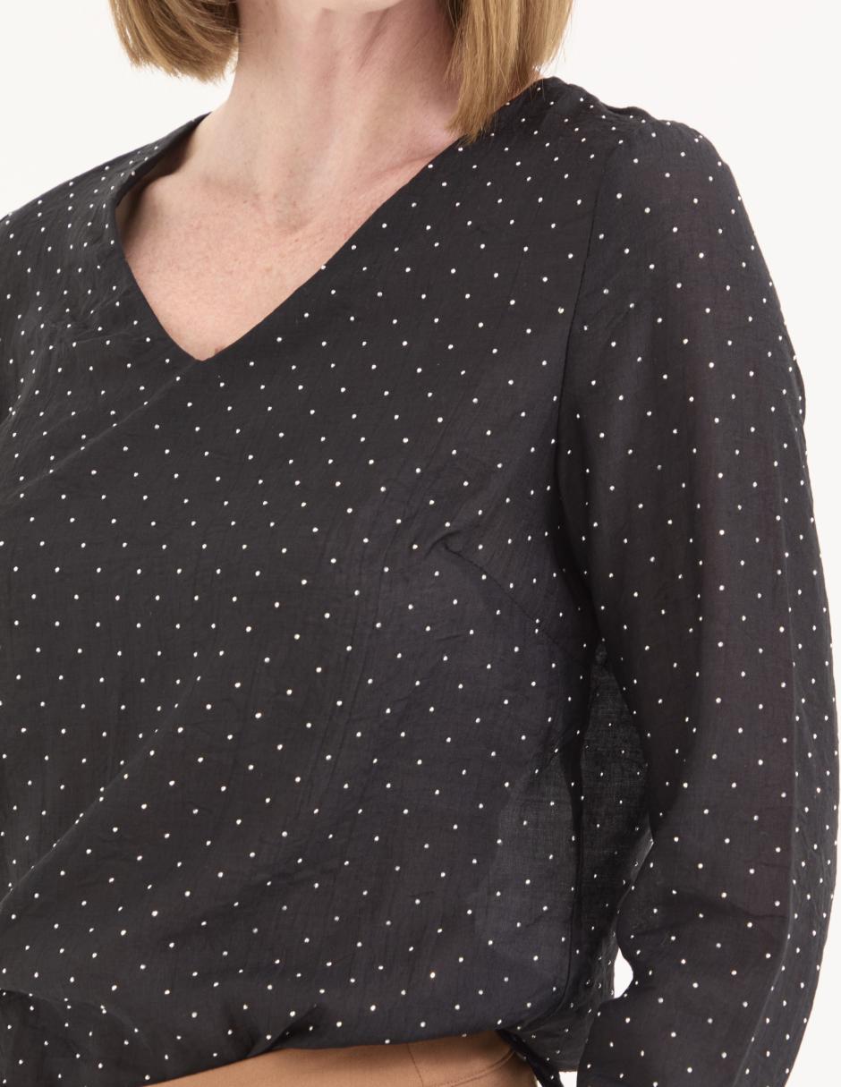 Blusa Lieb manga larga para mujer