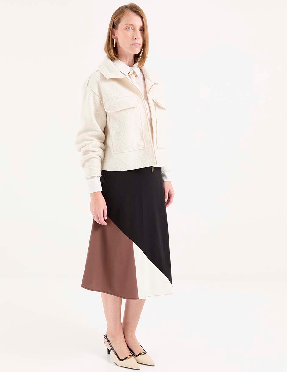 Blusa camisera Lieb manga larga para mujer