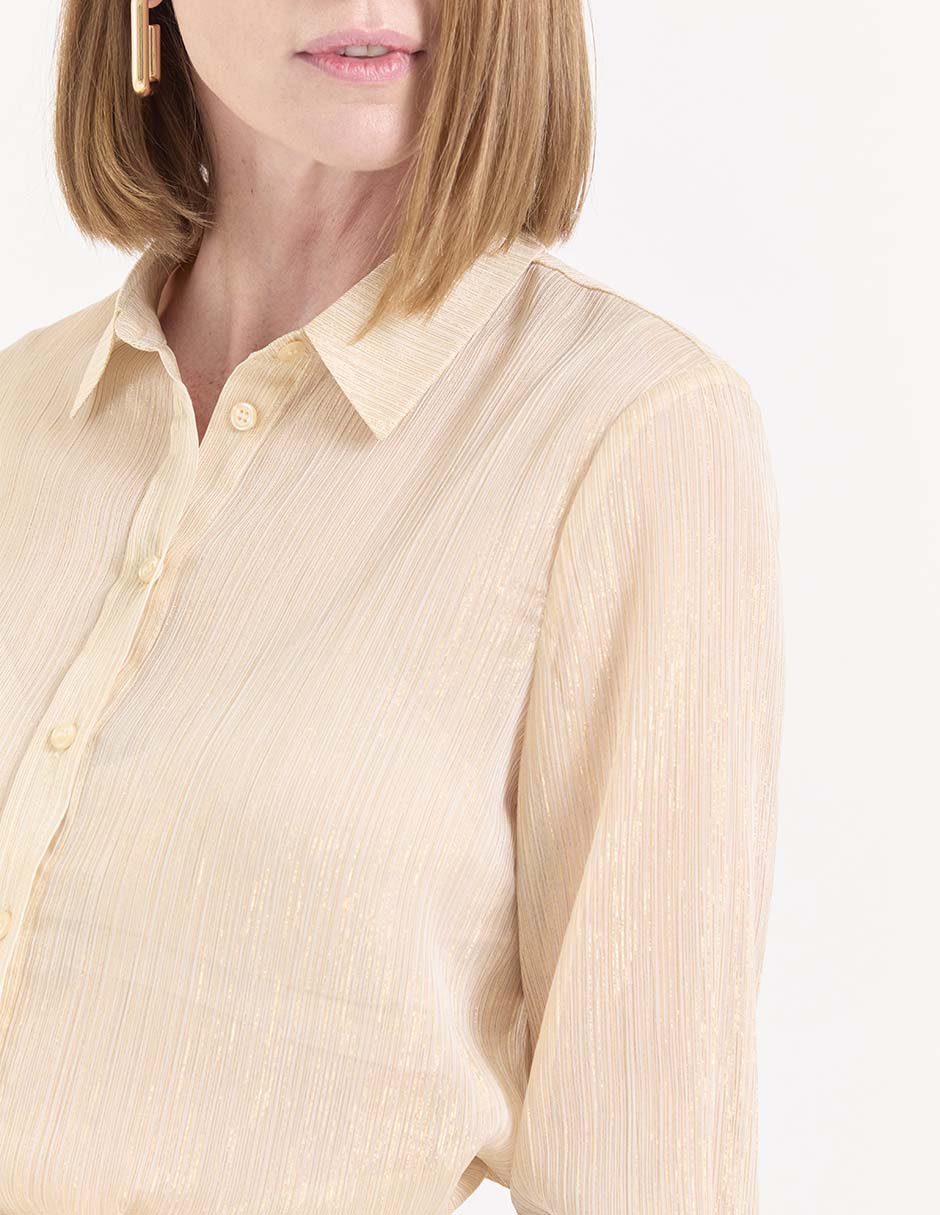 Blusa camisera Lieb manga larga para mujer