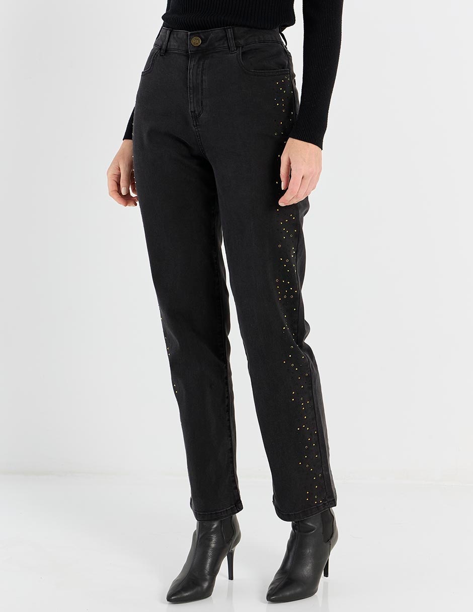 Jeans straight para mujer 1
