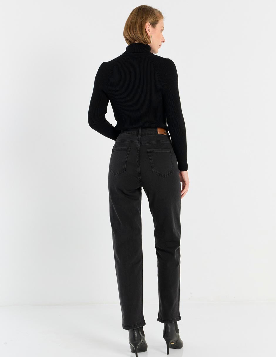 Jeans straight para mujer 5