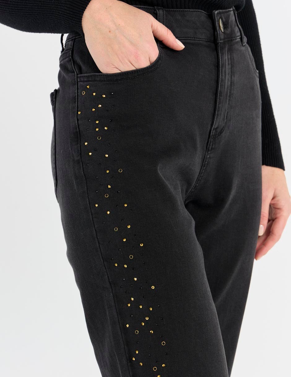 Jeans straight para mujer 7