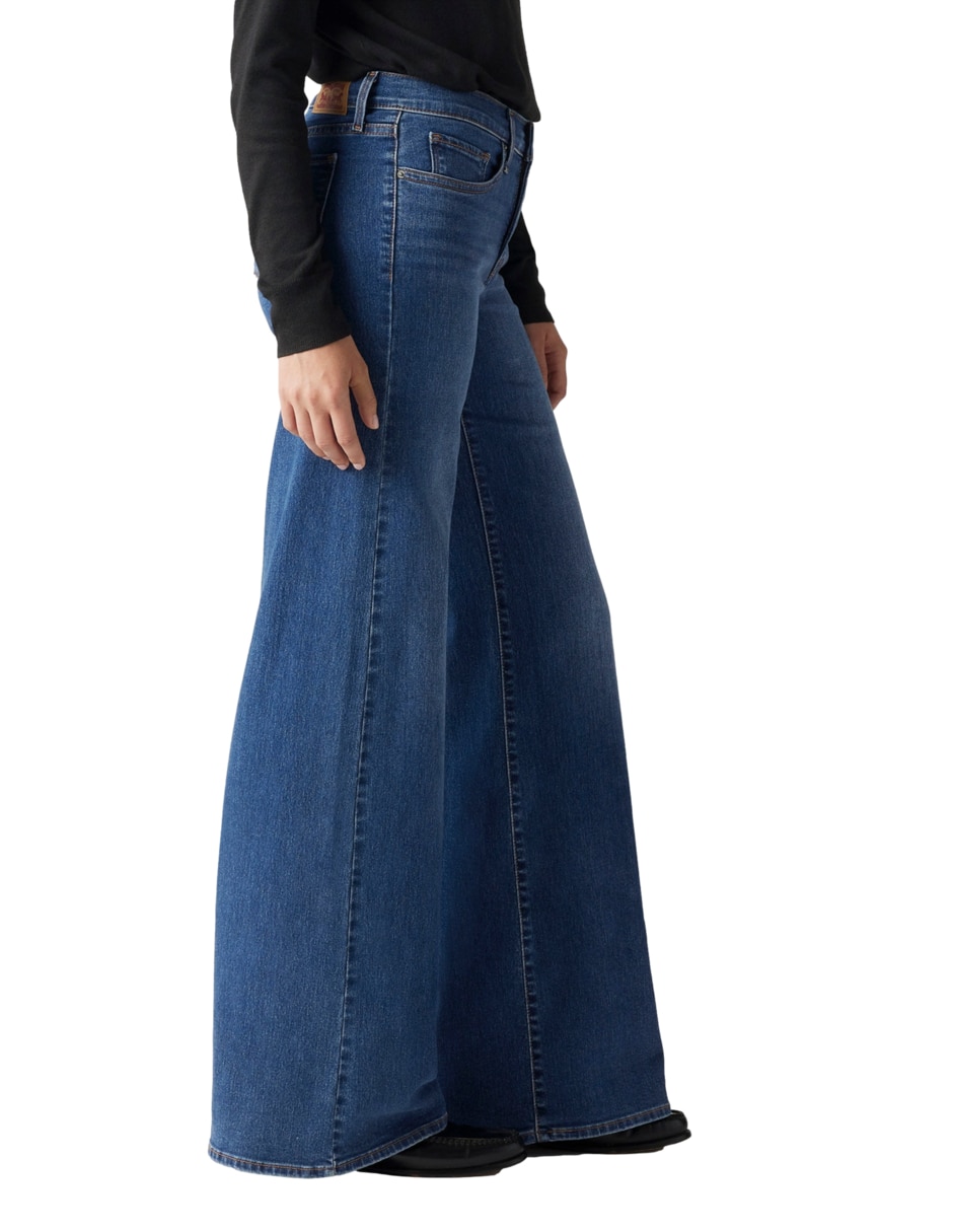 Jeans wide leg 318 shaping wide leg clever girl para mujer 4