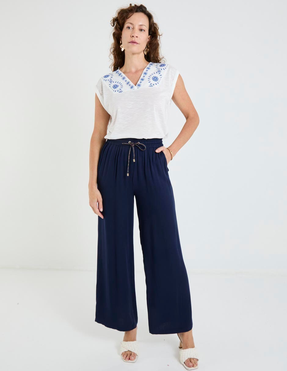 Pantalón relaxed straight para mujer 6