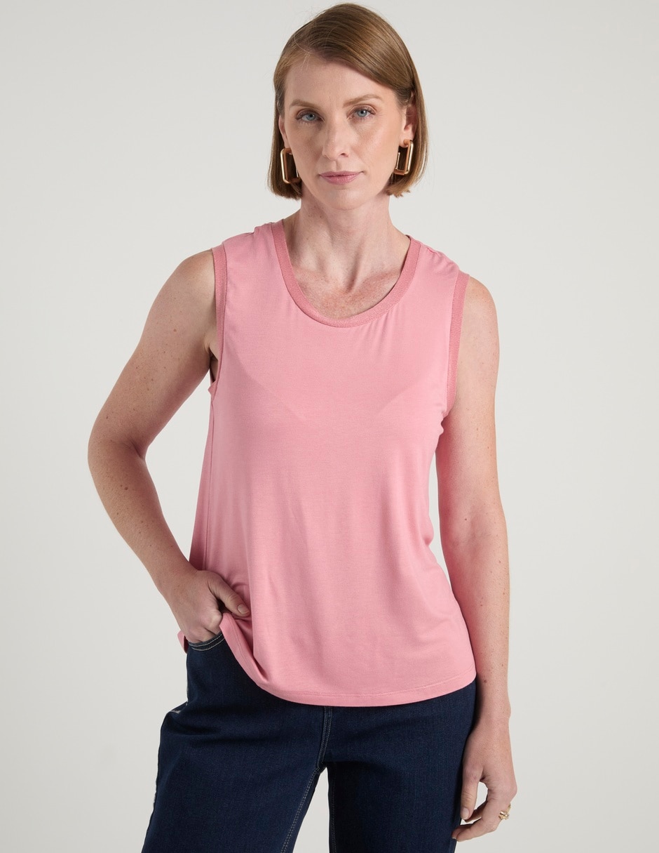 Playera cuello redondo para mujer Playera cuello redondo para mujer