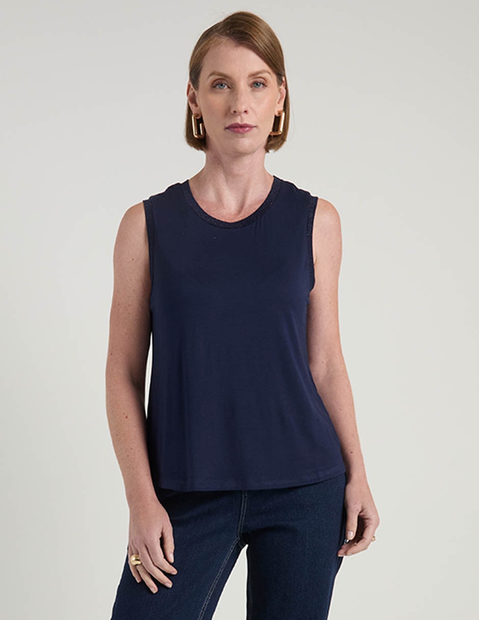 Playera cuello redondo para mujer 2