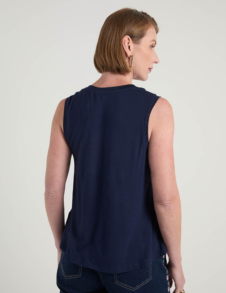 Playera cuello redondo para mujer 6
