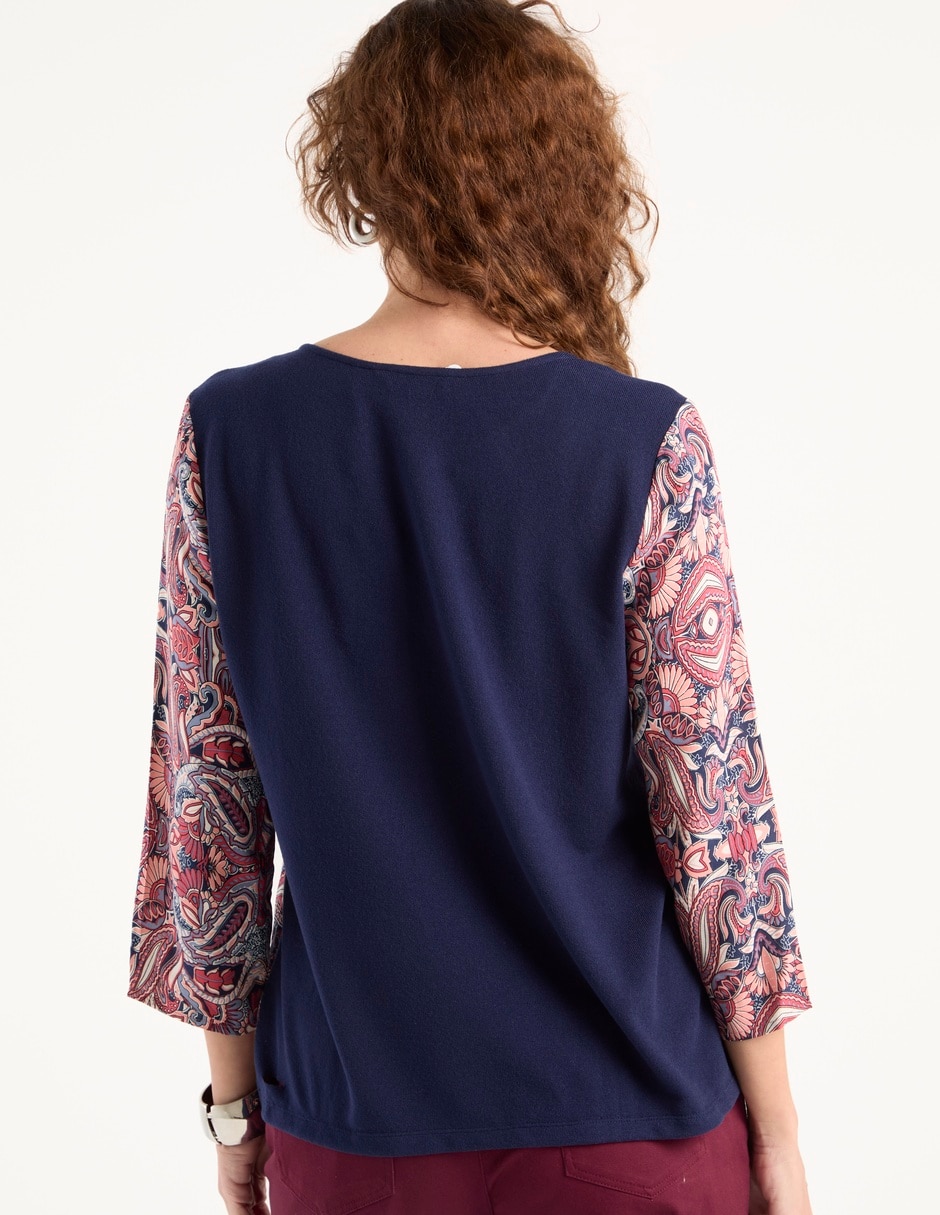 Blusa manga 3/4 para mujer 5