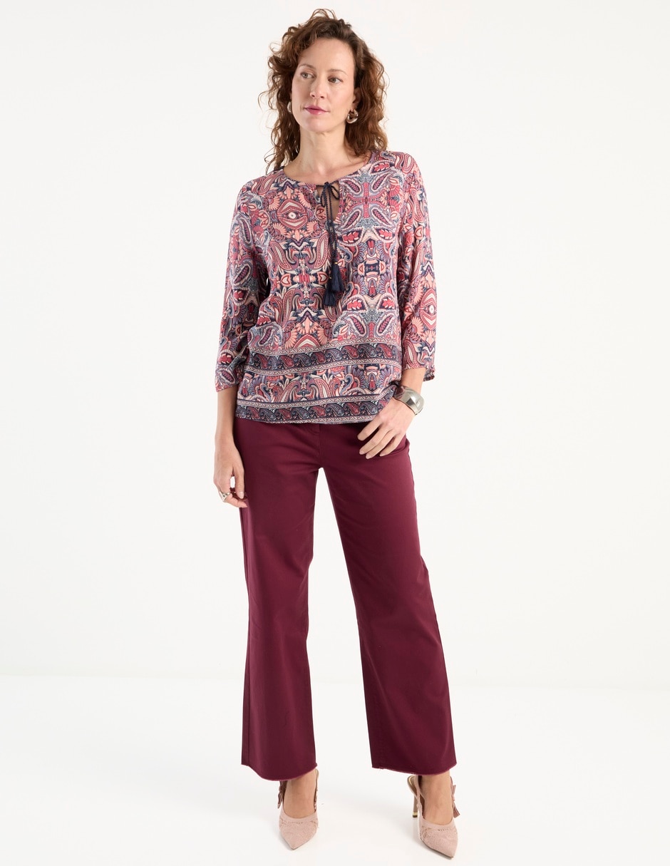 Blusa manga 3/4 para mujer 6