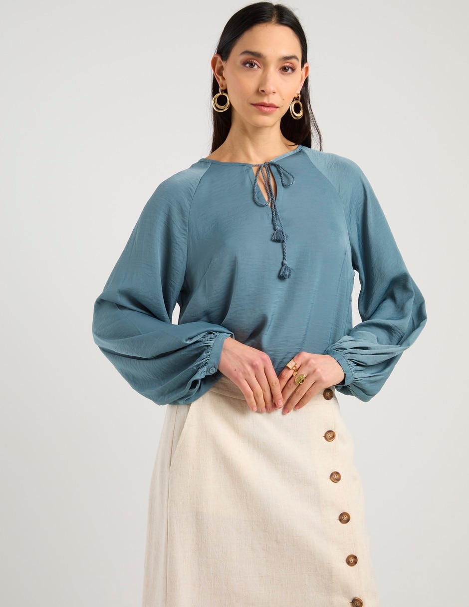 Blusa manga larga para mujer Blusa manga larga para mujer