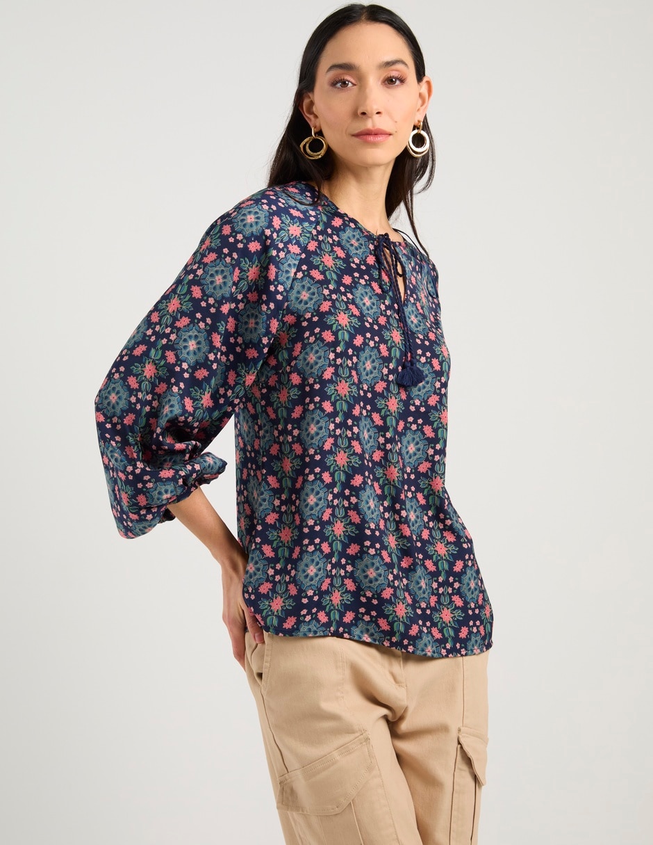 Blusa Lieb manga larga para mujer