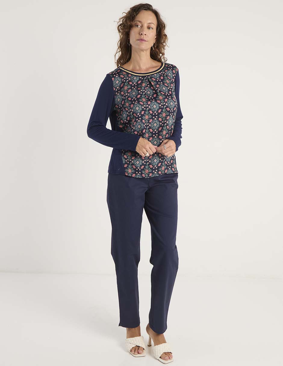 Blusa Lieb manga larga para mujer