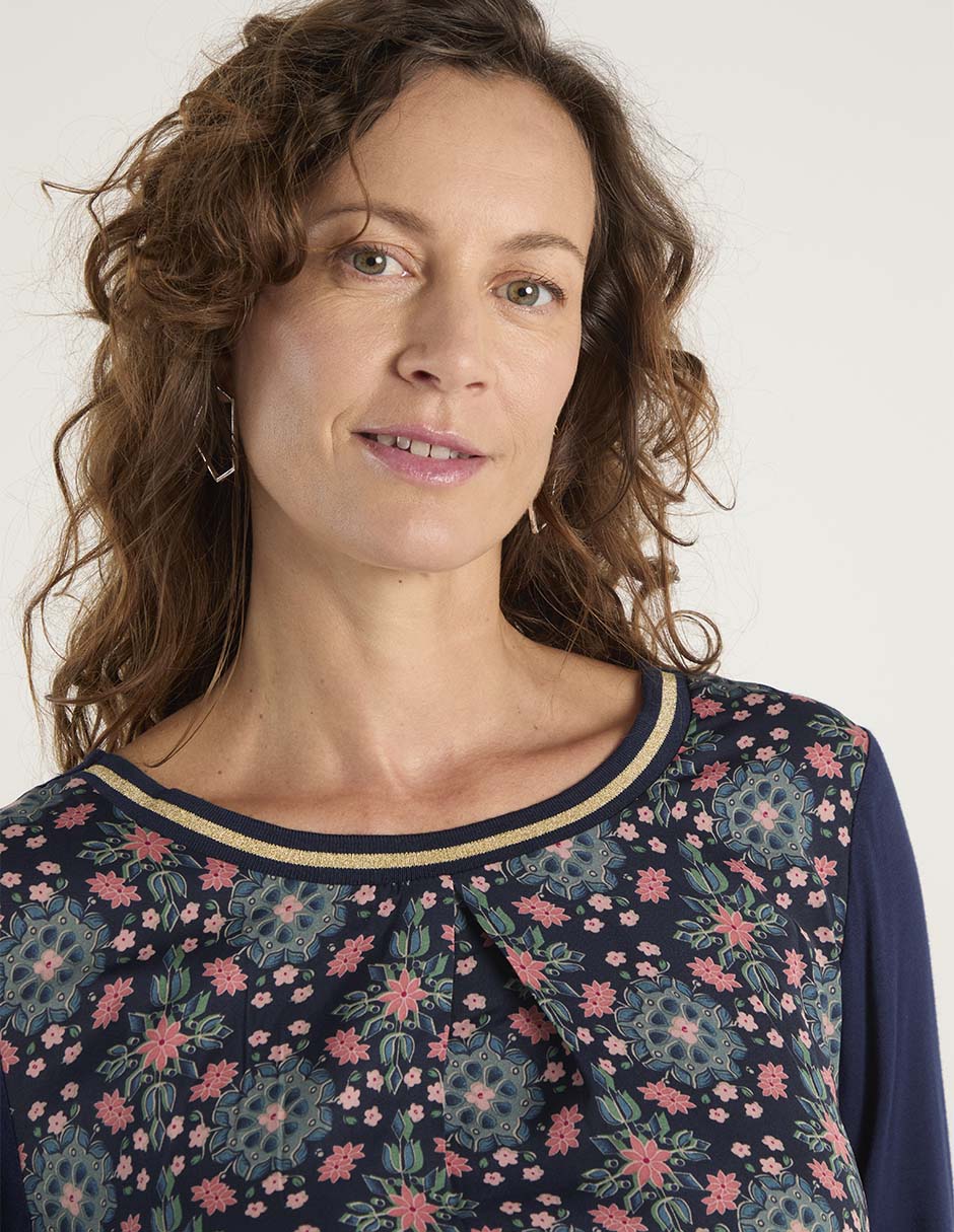 Blusa Lieb manga larga para mujer