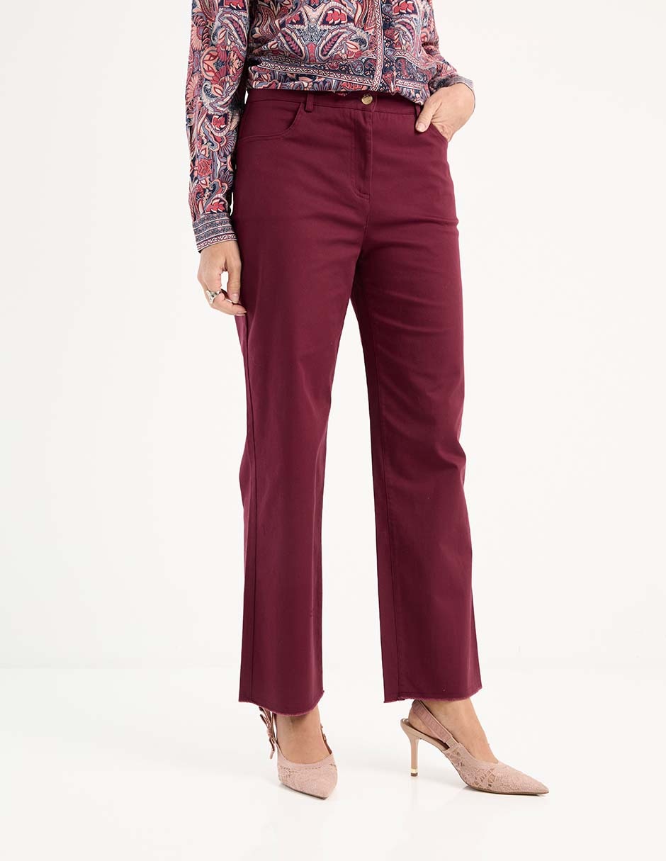 Pantalón relaxed straight para mujer 1