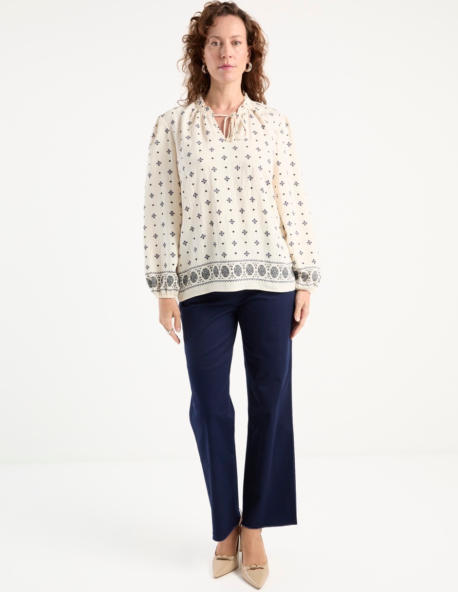 Pantalón relaxed Lieb straight para mujer