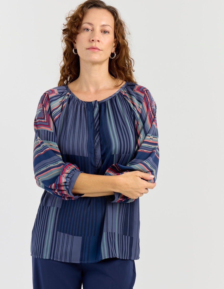 Blusa manga larga para mujer 1