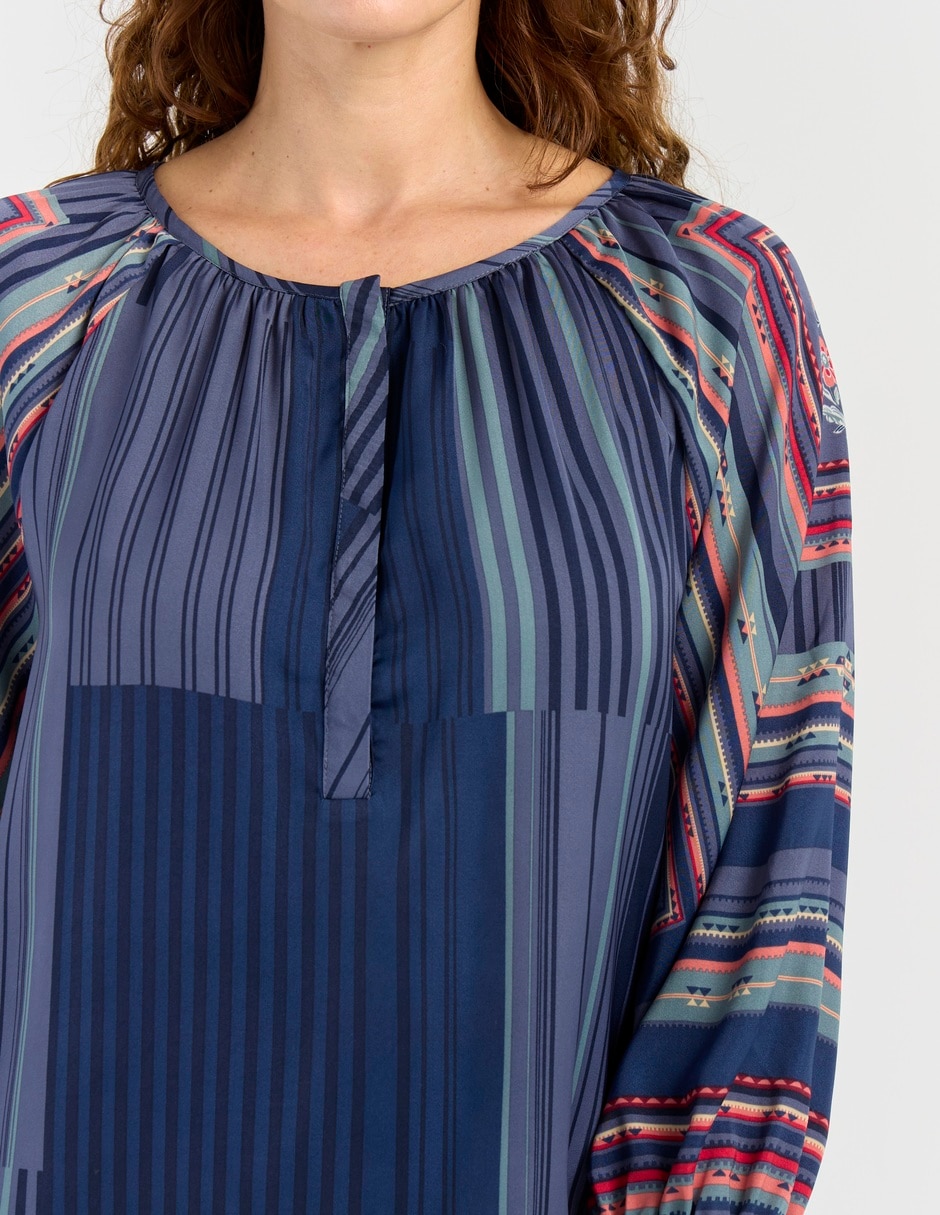 Blusa manga larga para mujer 7