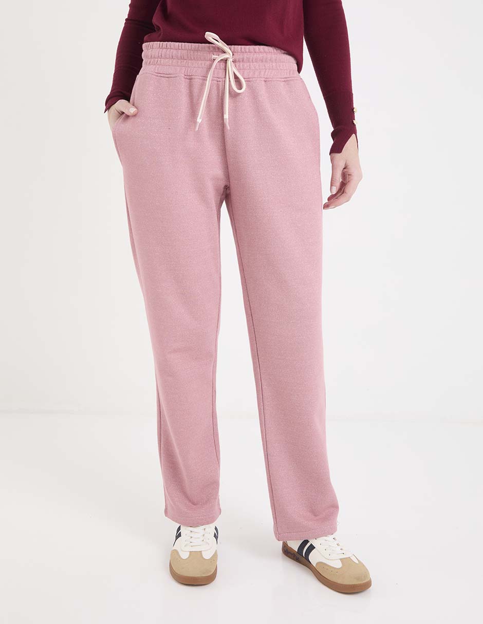 Pants regular con agujeta para mujer 1