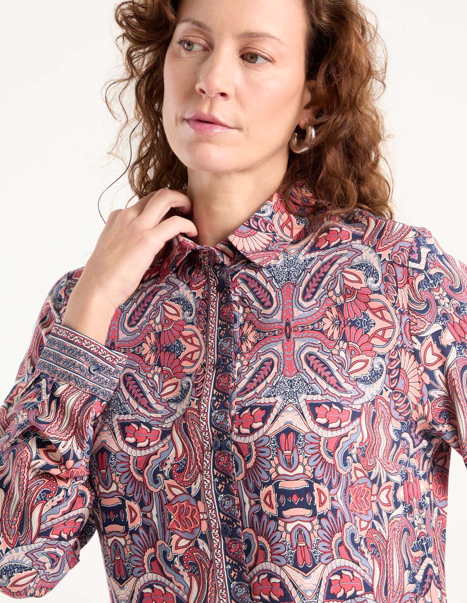Blusa manga larga para mujer 7