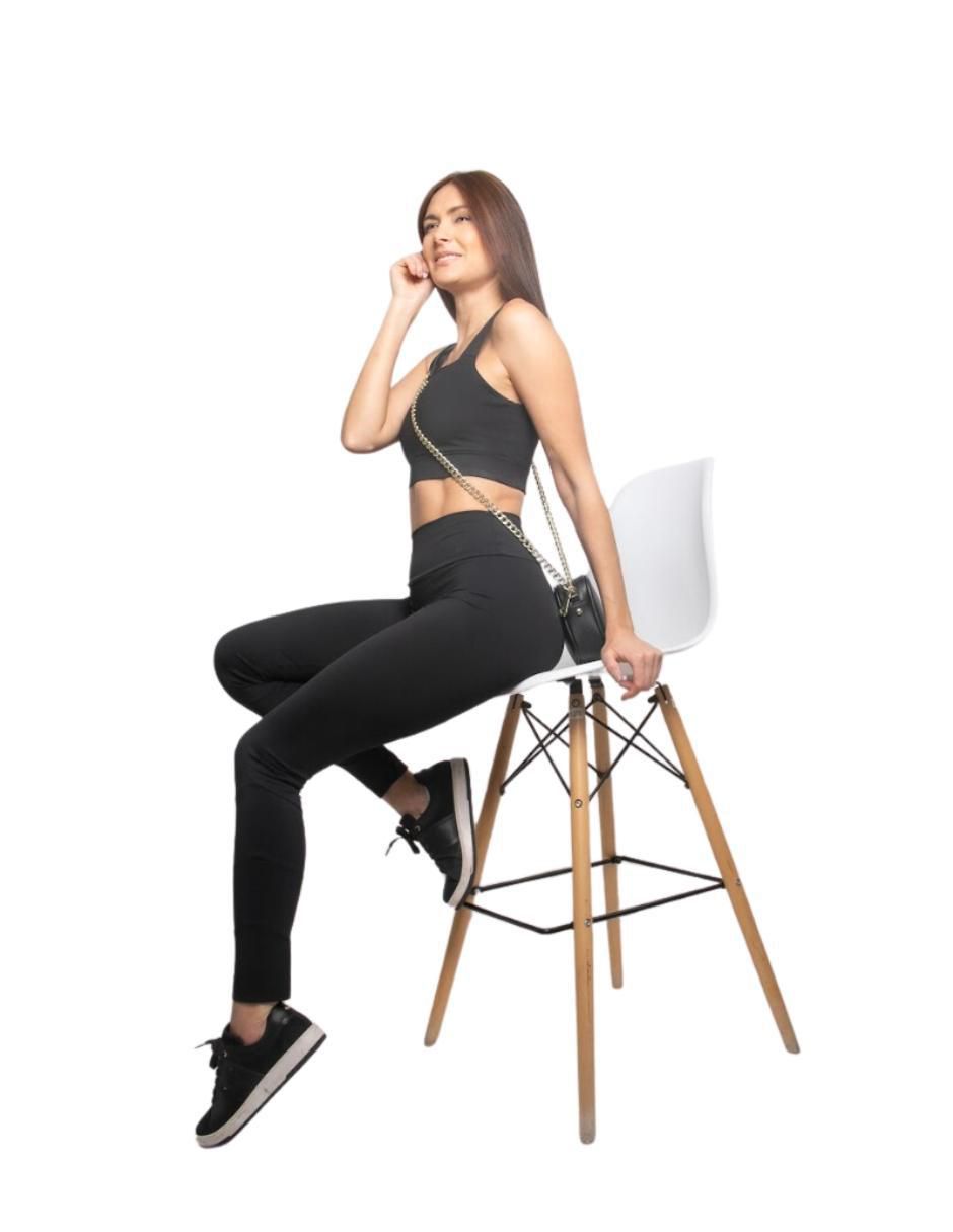 Conjunto deportivo regular Baleev Fit con elástico para mujer