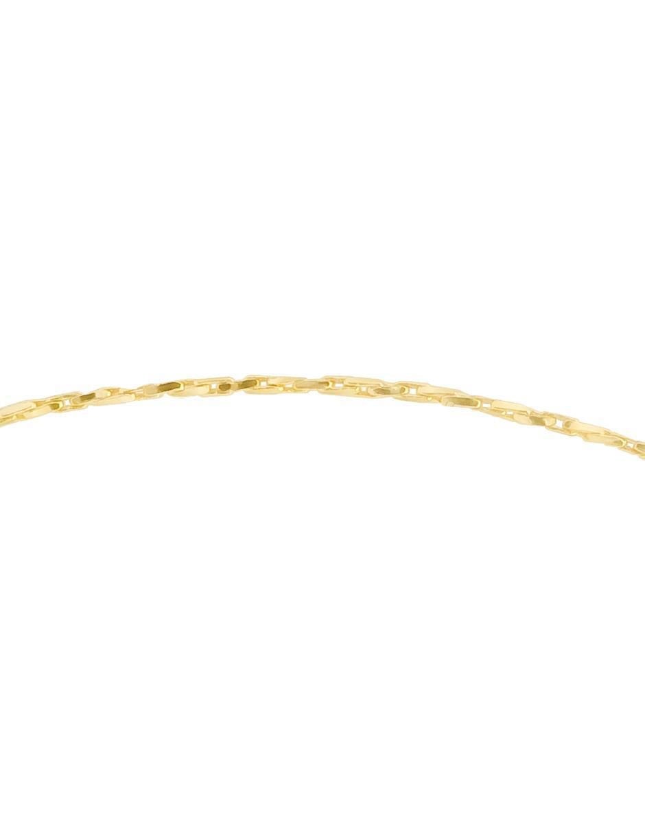 Pulsera de oro 10 K acabado pulido 2