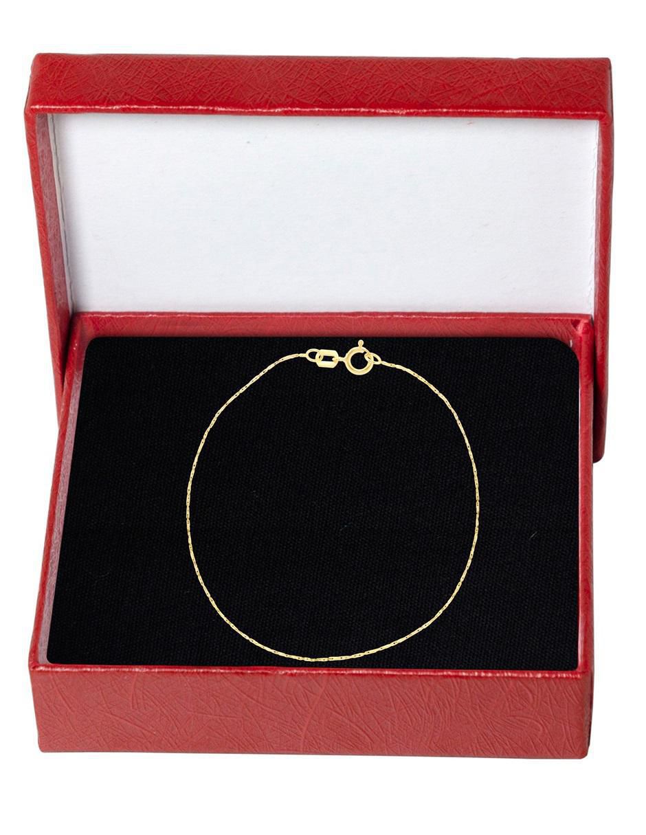 Pulsera de oro 10 K acabado pulido 4